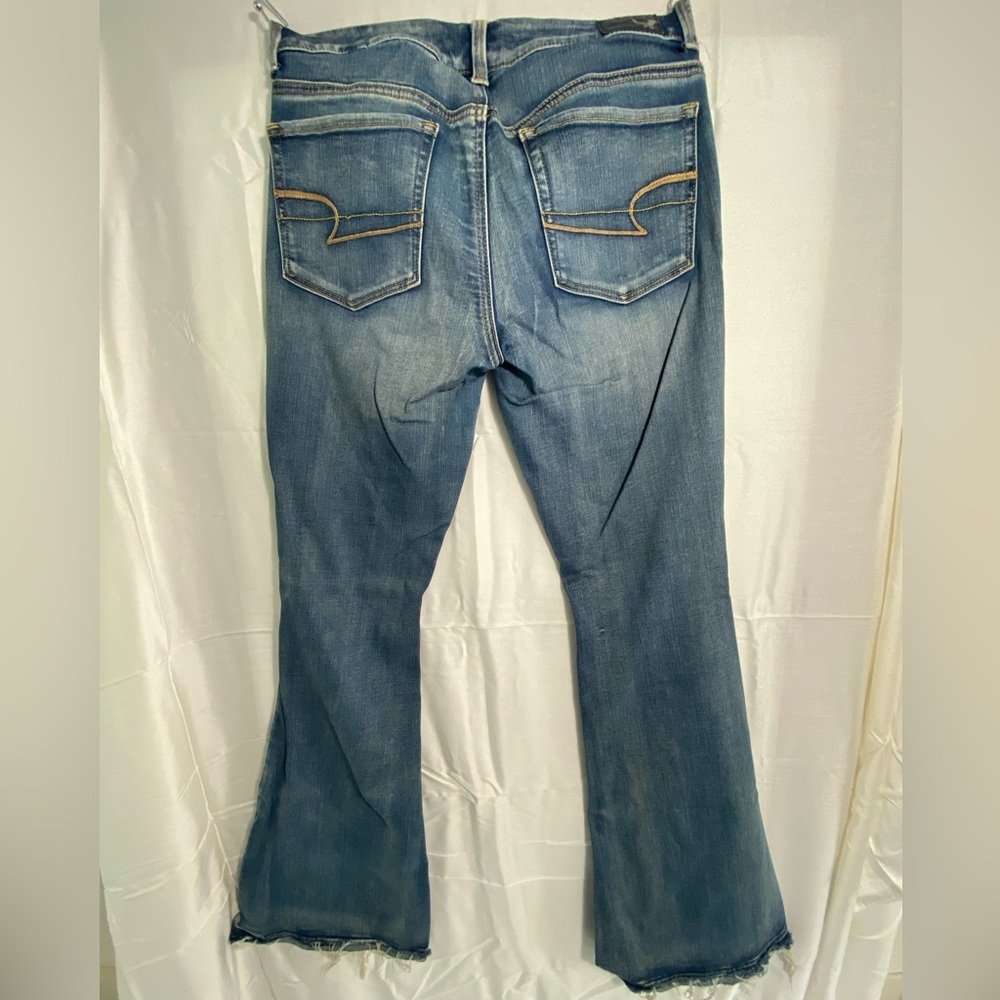 American Eagle Boho Artist Flare Jeans Button Fly